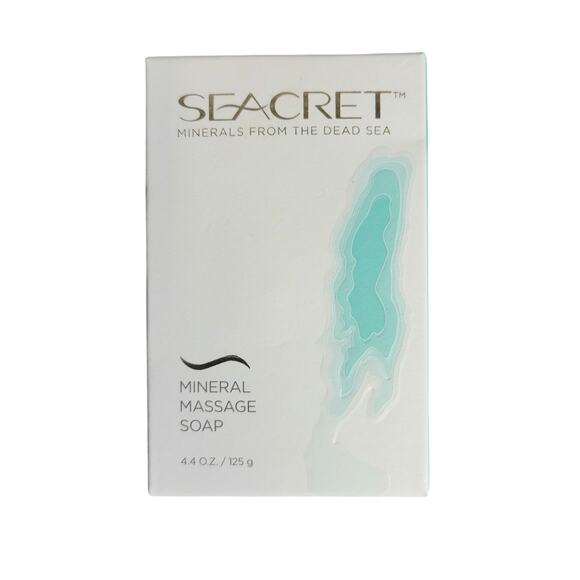 Seacret Mineral Massage Soap bar 4.4oz NEW Minerals from the Dead Sea - Picture 1 of 4